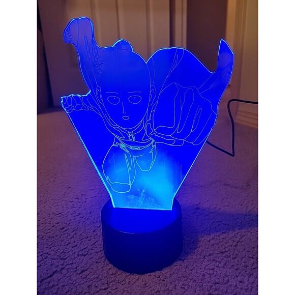 ONE PUNCH Man Light Up Color Changing Night Light Lamp LED - Picture 5 of 6